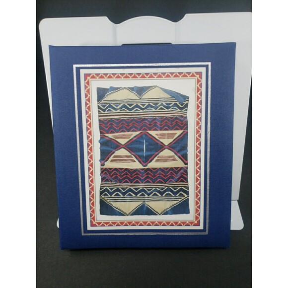 Vintage Gibson Address Book 1982 Unused Native Navajo Design Ring Binder Cloth - Picture 1 of 13